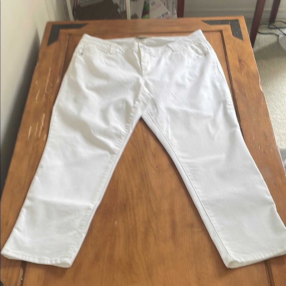 Democracy Absolution White Jeans Size 16W